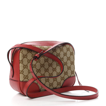 Gucci Monogram Mini Bree Messenger Bag Red 3 of 11