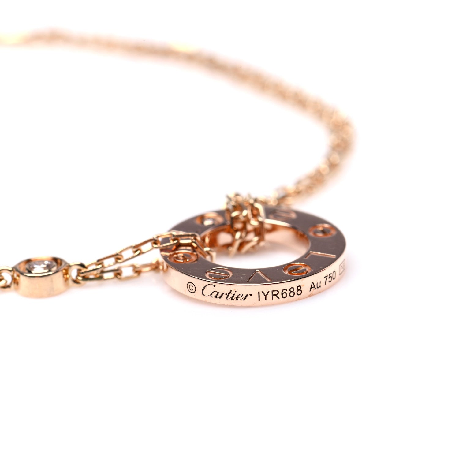 Cartier 18K Yellow Gold Diamond LOVE Bracelet 5 of 7