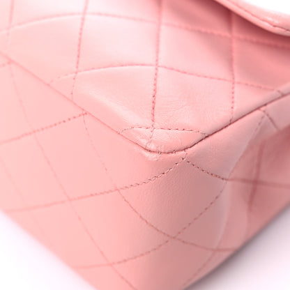 Chanel Lambskin Quilted Medium Double Flap Light Pink 9 of 17