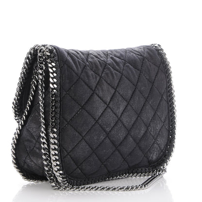 Stella McCartney Shaggy Deer Quilted Falabella Shoulder Bag Black 3 of 6
