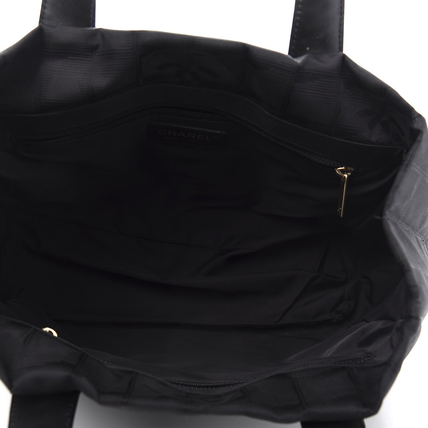 Chanel Nylon Medium Travel Tote Black 5 of 14