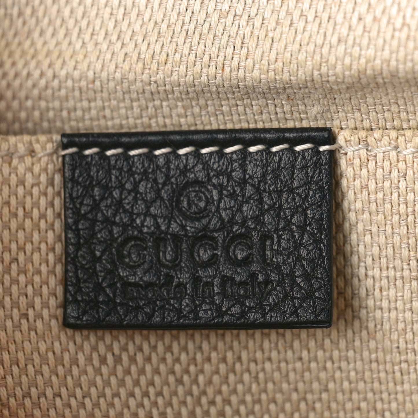 Pebbled Calfskin Small Soho Disco Bag Black
