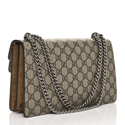 Gucci GG Supreme Monogram Small Dionysus Shoulder Bag Taupe 3 of 12