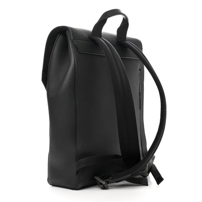 Louis Vuitton Calfskin Aerogram Fastline Backpack Black 3 of 9