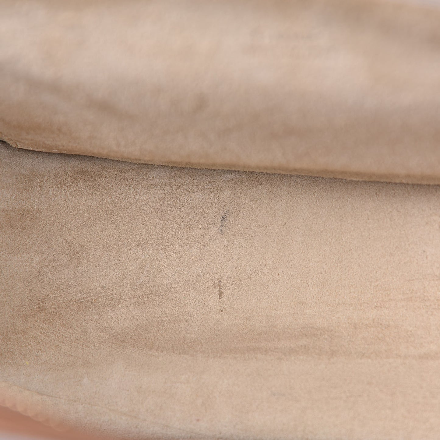 Calfskin Suede Medium Pixie Shoulder Bag Nougat