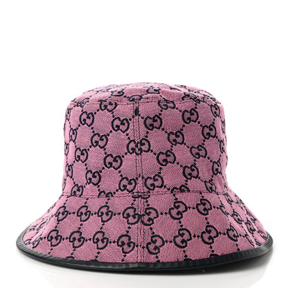 Gucci Canvas GG Monogram Bucket Hat XS Pink 6 of 9