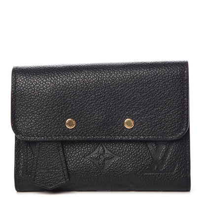 Louis Vuitton Empreinte Pont-Neuf Compact Wallet Black 1 of 6