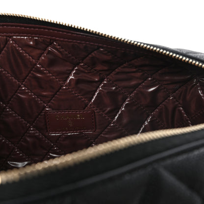 Chanel Caviar Quilted Toiletry Case With Chain Black 6 of 8