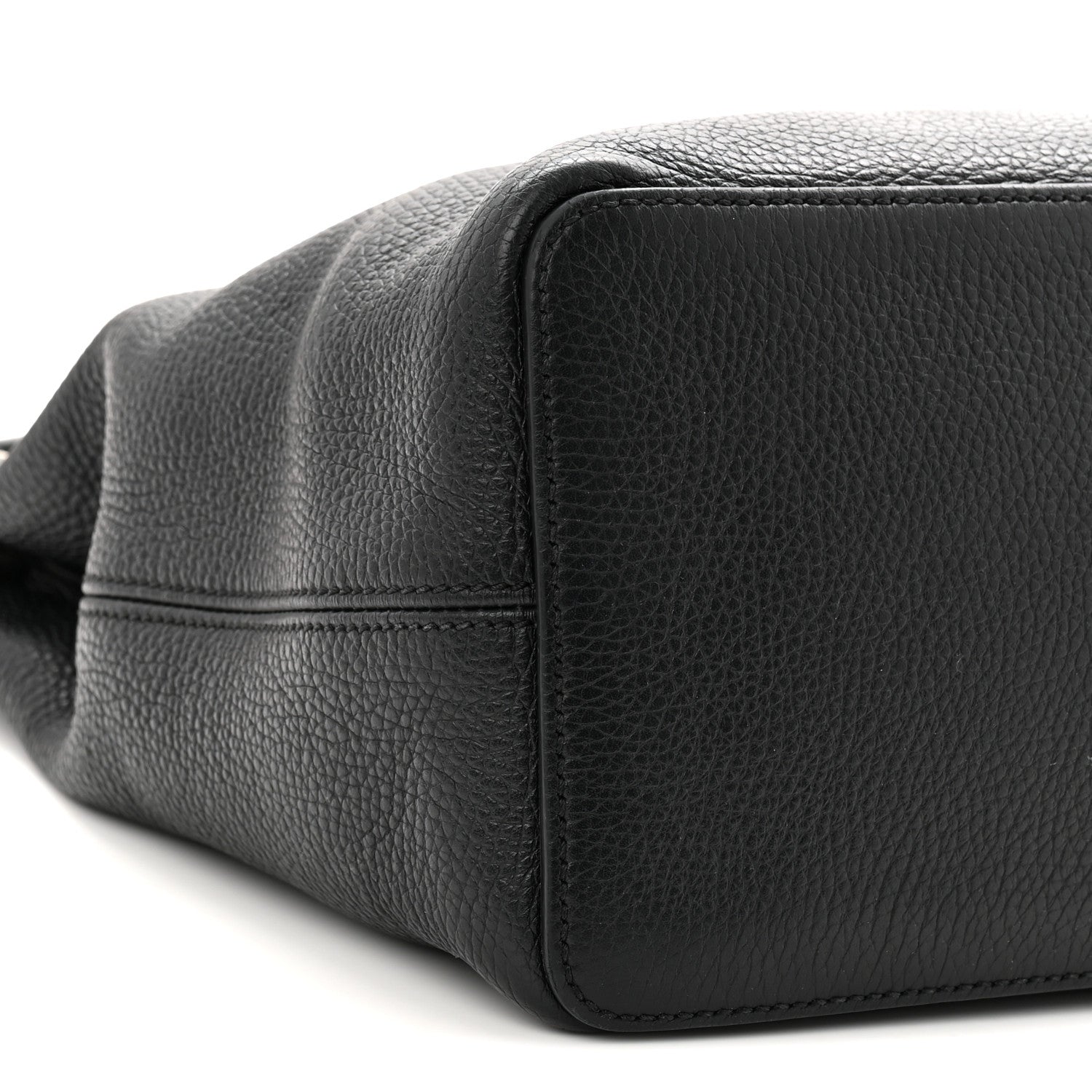 Gucci Pebbled Calfskin Large Soho Hobo Black 9 of 10