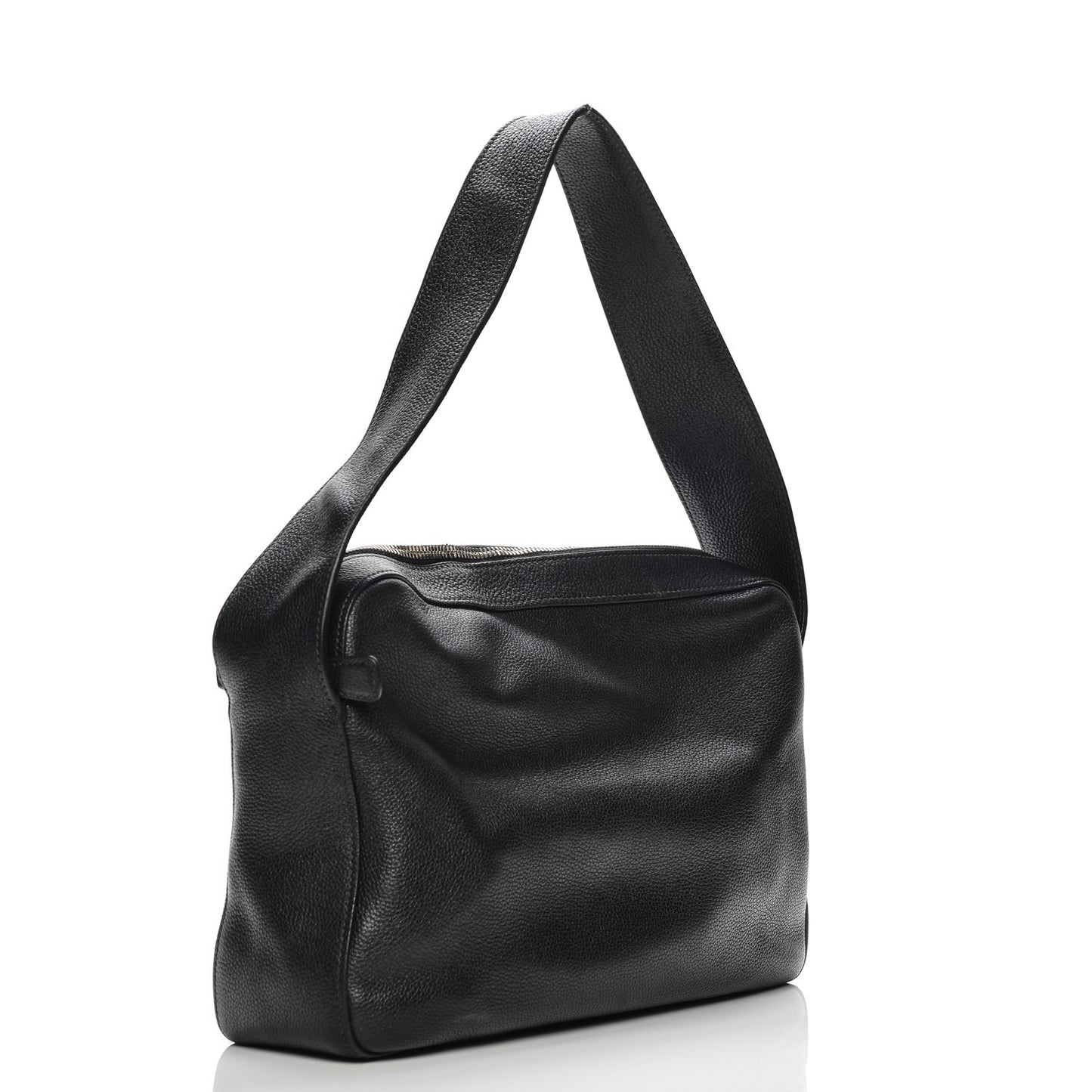 Vitello Daino Shoulder Bag Nero Black