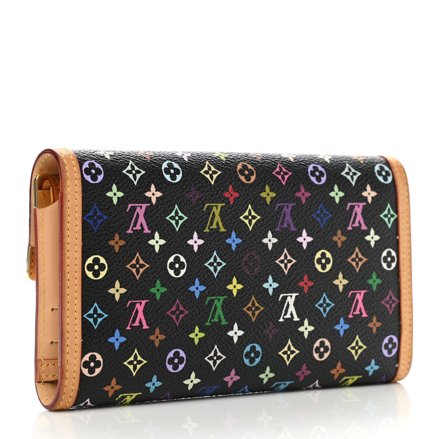 Monogram Multicolor Porte Tresor International Wallet Black