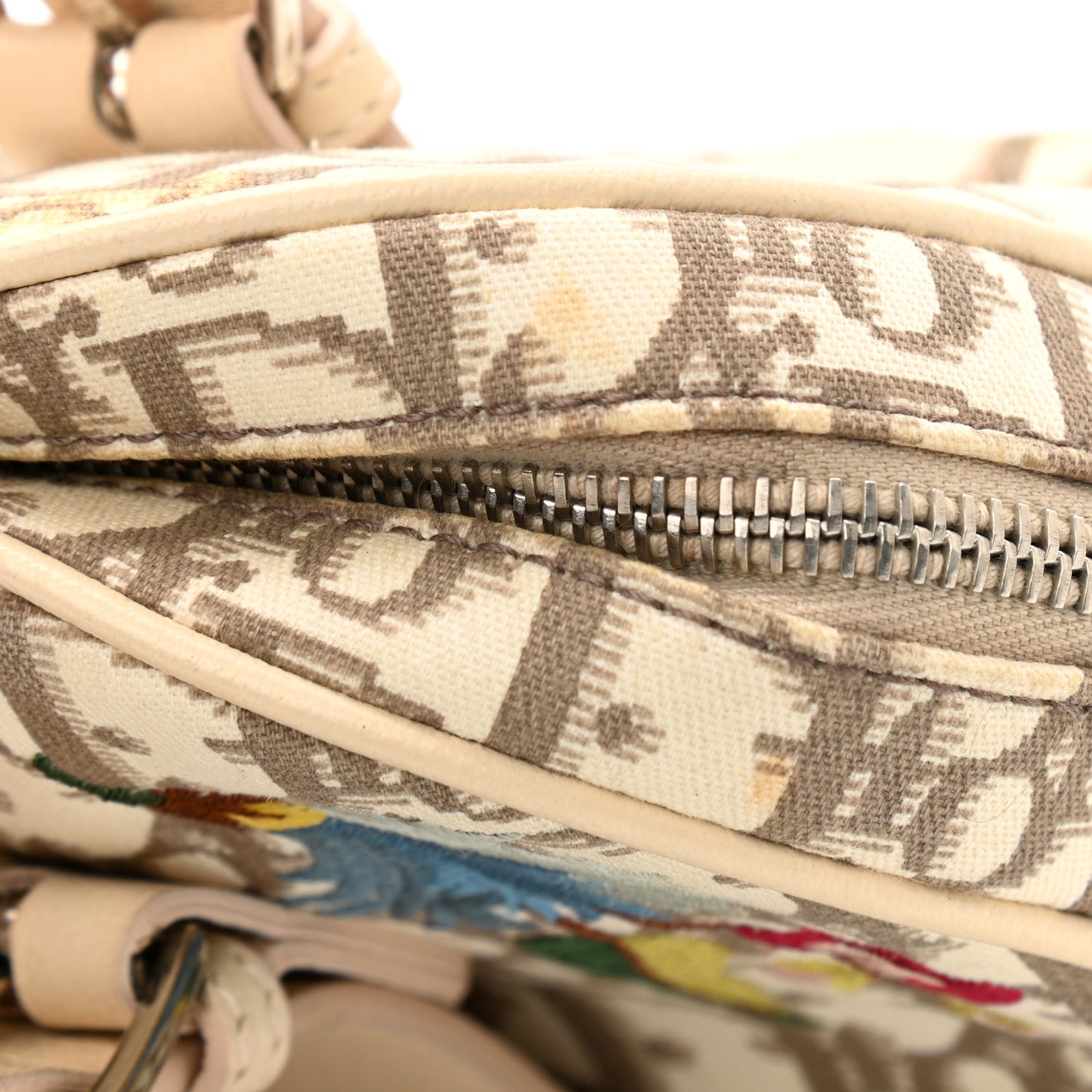 Monogram Vintage Flowers Small Bowler Beige
