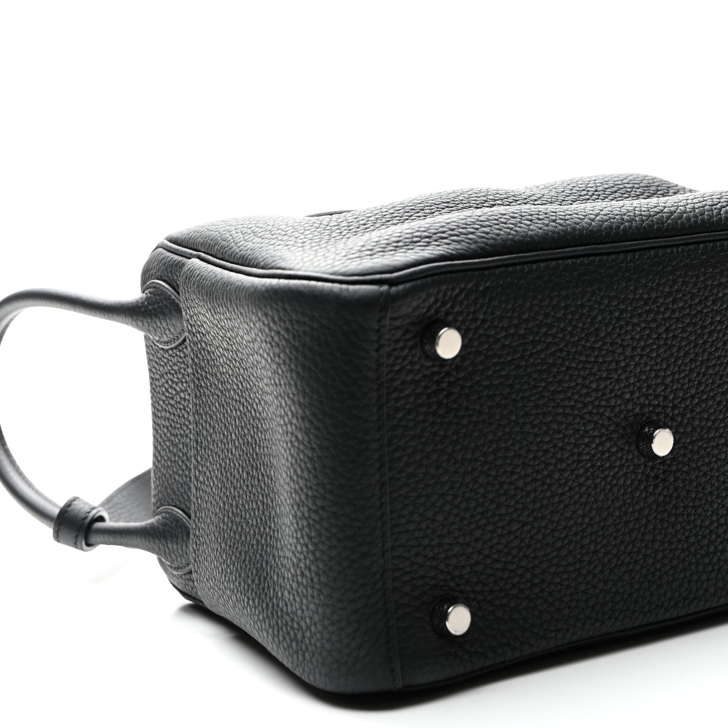 Hermes Taurillon Clemence Lindy 26 Black 9 of 10