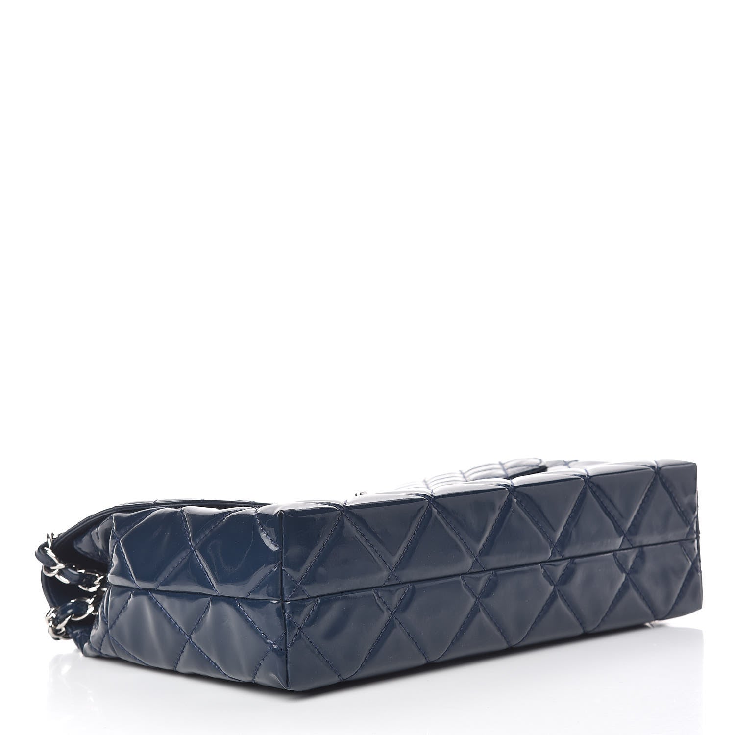 Chanel Vinyl Quilted In the Business Flap Bag Blue 4 of 12