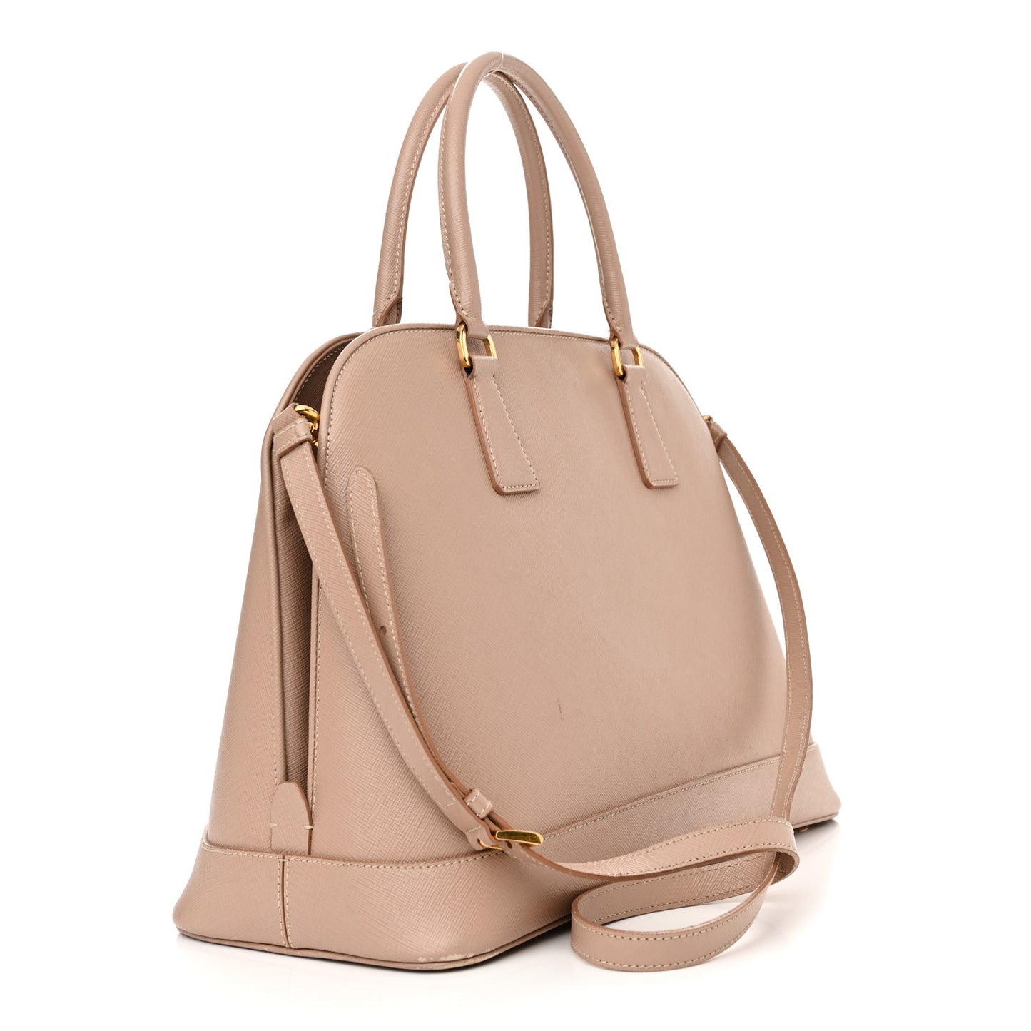 Saffiano Lux Medium Open Promenade Tote Cammeo