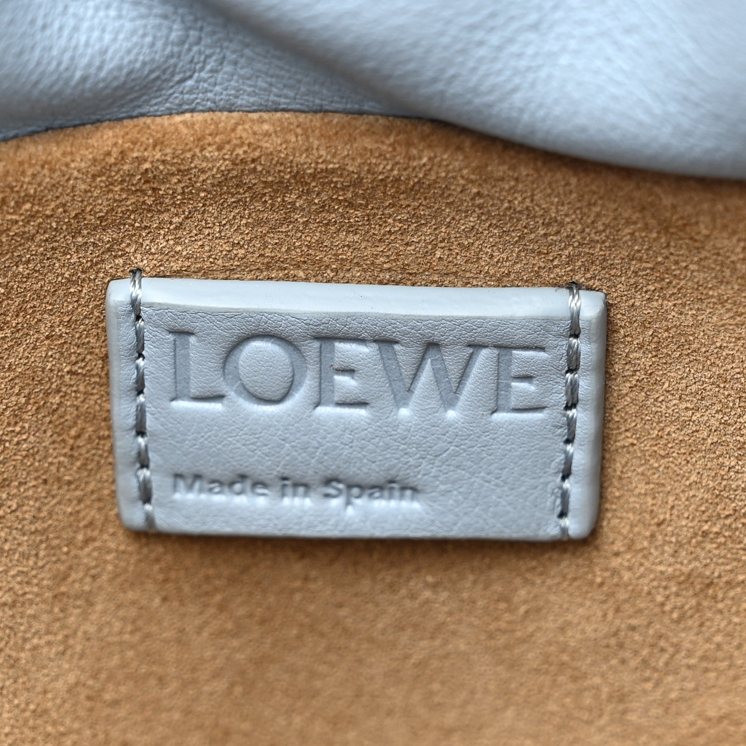 Loewe Nappa Flamenco Mini  Knot Bag Dusty Blue 6 of 13