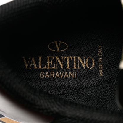 Valentino Garavani Suede Nylon Camouflage Soul Rockstud Sneakers 45 Black Grey 7 of 11