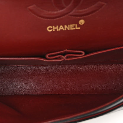 Chanel Lambskin Quilted Medium Double Flap Black 6 of 15