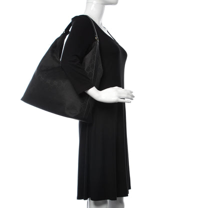 Gucci Nylon Monogram Large Hobo Black 2 of 8