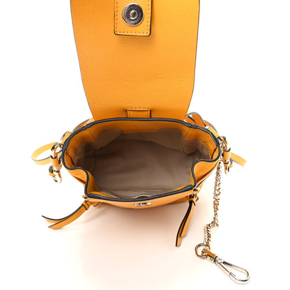 Chloe Suede Calfskin Mini Faye Backpack Burning Camel 5 of 9
