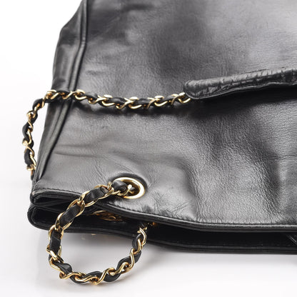 Chanel Lambskin Quilted Tote Black 10 of 12
