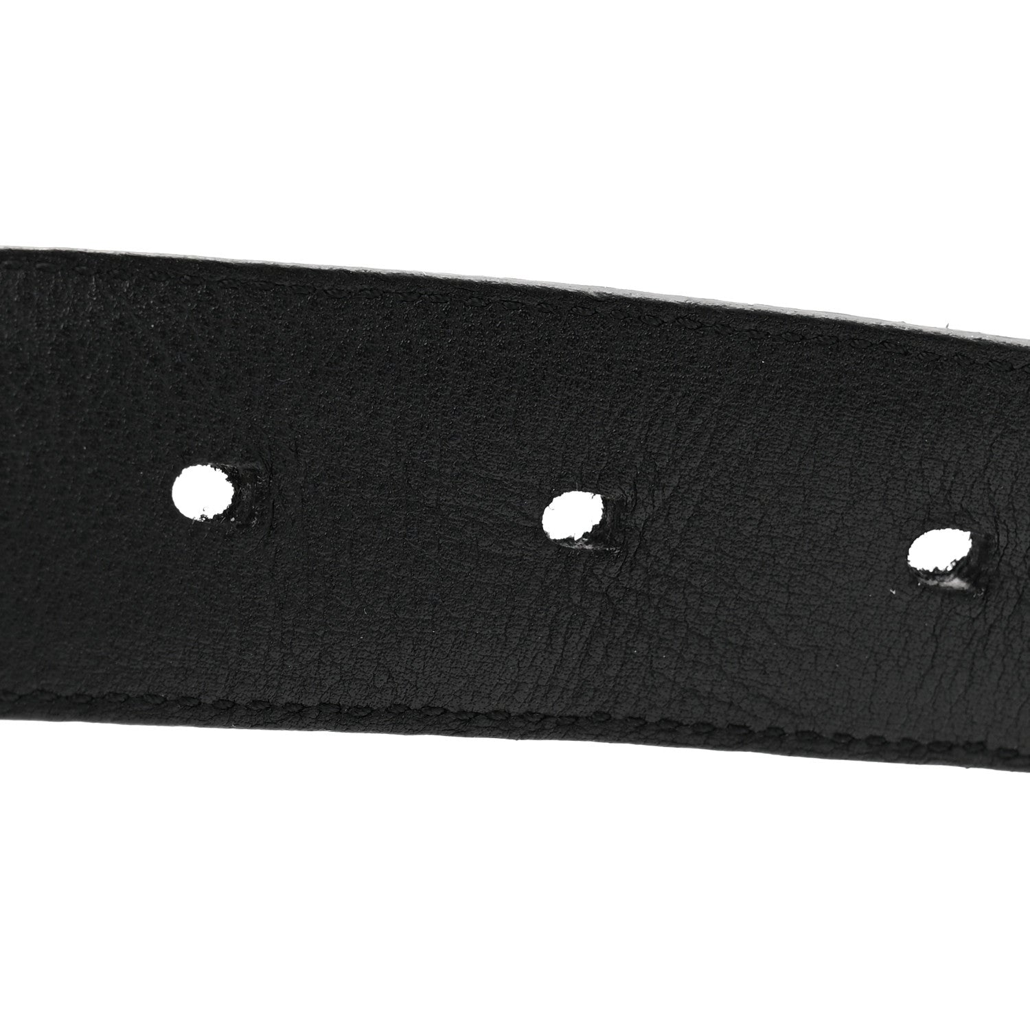 Saint Laurent Suede Monogram Cassandre Belt 75 30 Black 6 of 6