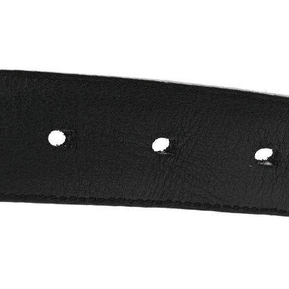 Saint Laurent Suede Monogram Cassandre Belt 75 30 Black 6 of 6