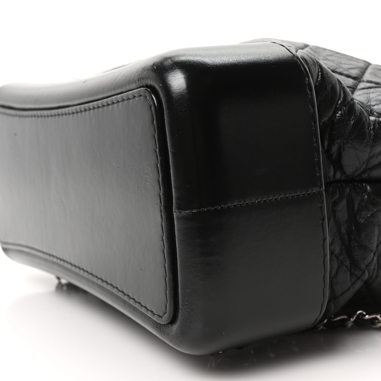 Chanel Aged Calfskin Quilted Gabrielle Backpack Black Black 10 of 10