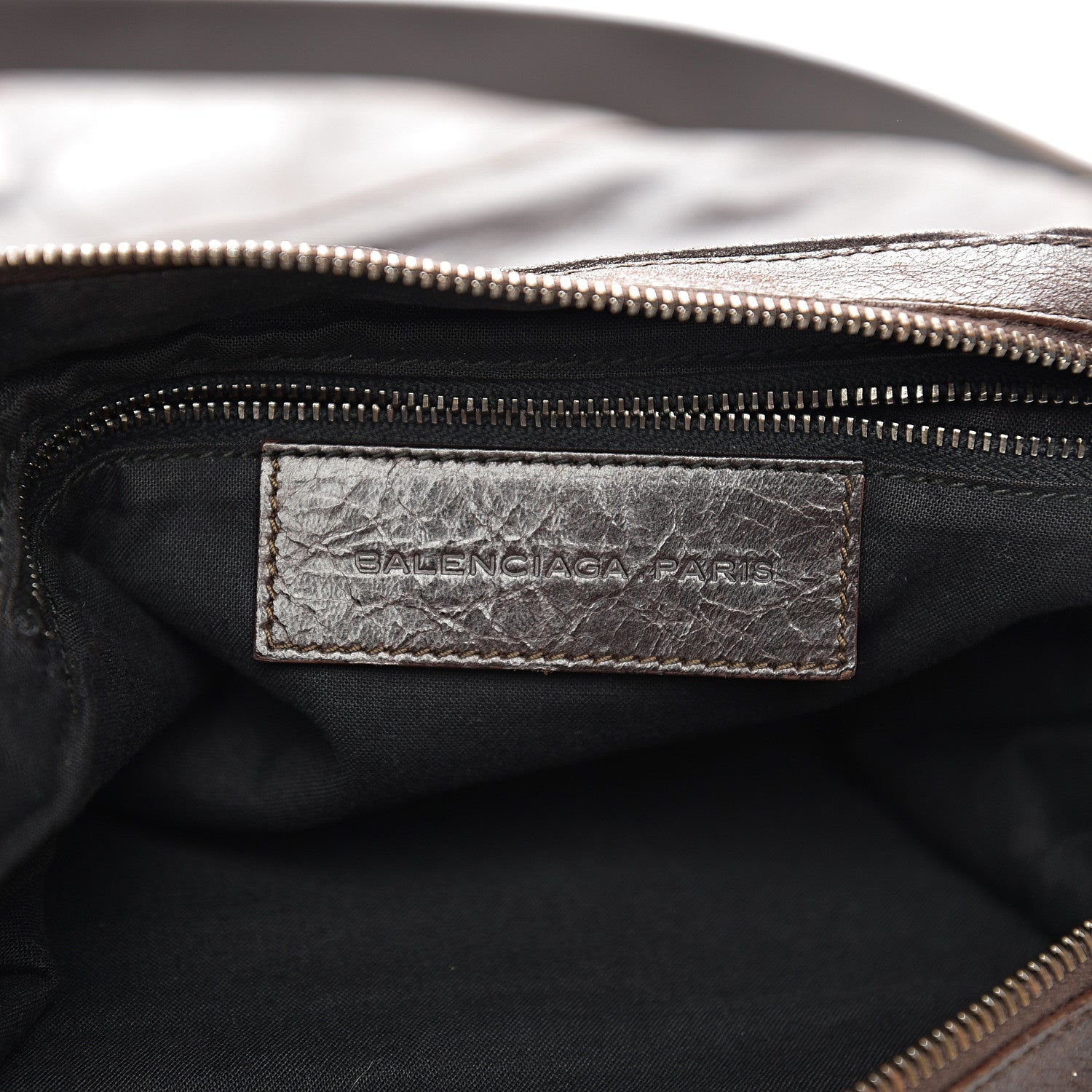 Balenciaga Chevre Classic Silver Hardware Mens Day Messenger Brown 5 of 14