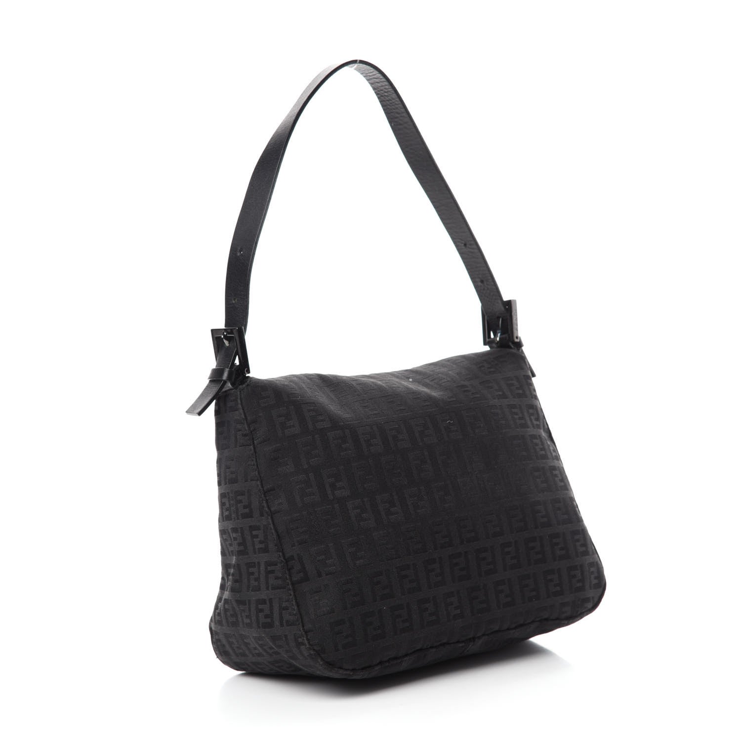 Fendi Zucchino Mama Baguette Black 3 of 10