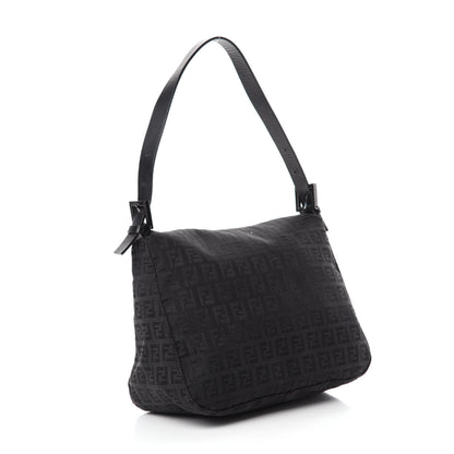 Fendi Zucchino Mama Baguette Black 3 of 10