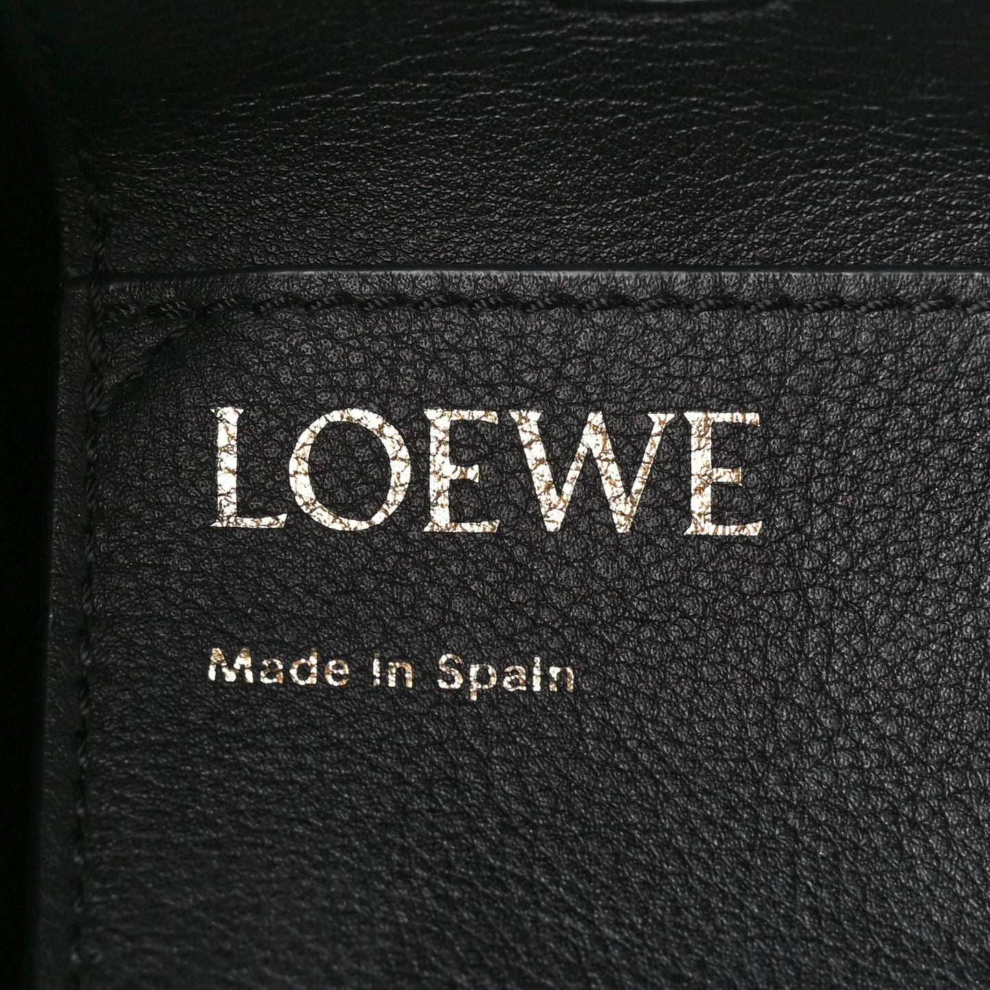Canvas Calfskin Medium Anagram Tote Anthracite