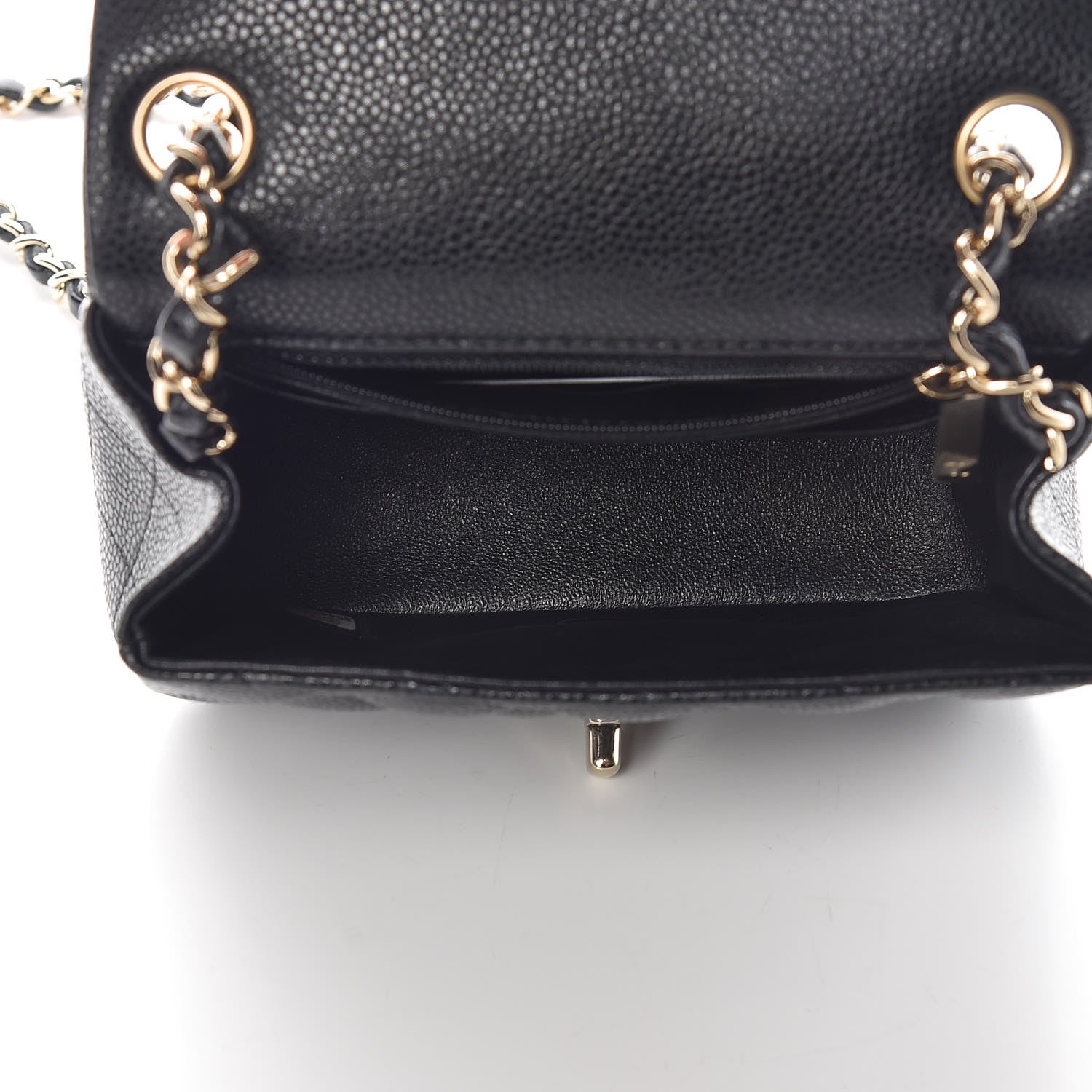 Chanel Caviar Quilted Mini Square Flap Black 5 of 14