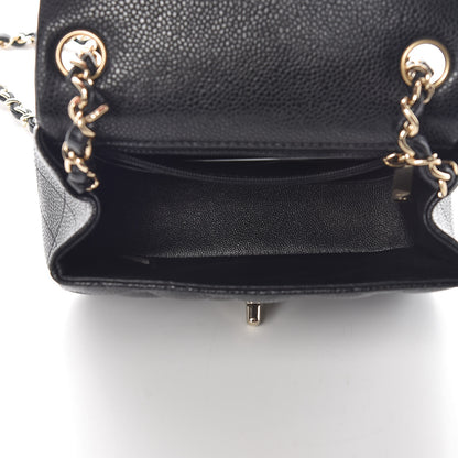 Chanel Caviar Quilted Mini Square Flap Black 5 of 14