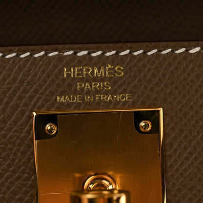 Hermes Epsom Kelly Sellier 28 Etoupe 6 of 11
