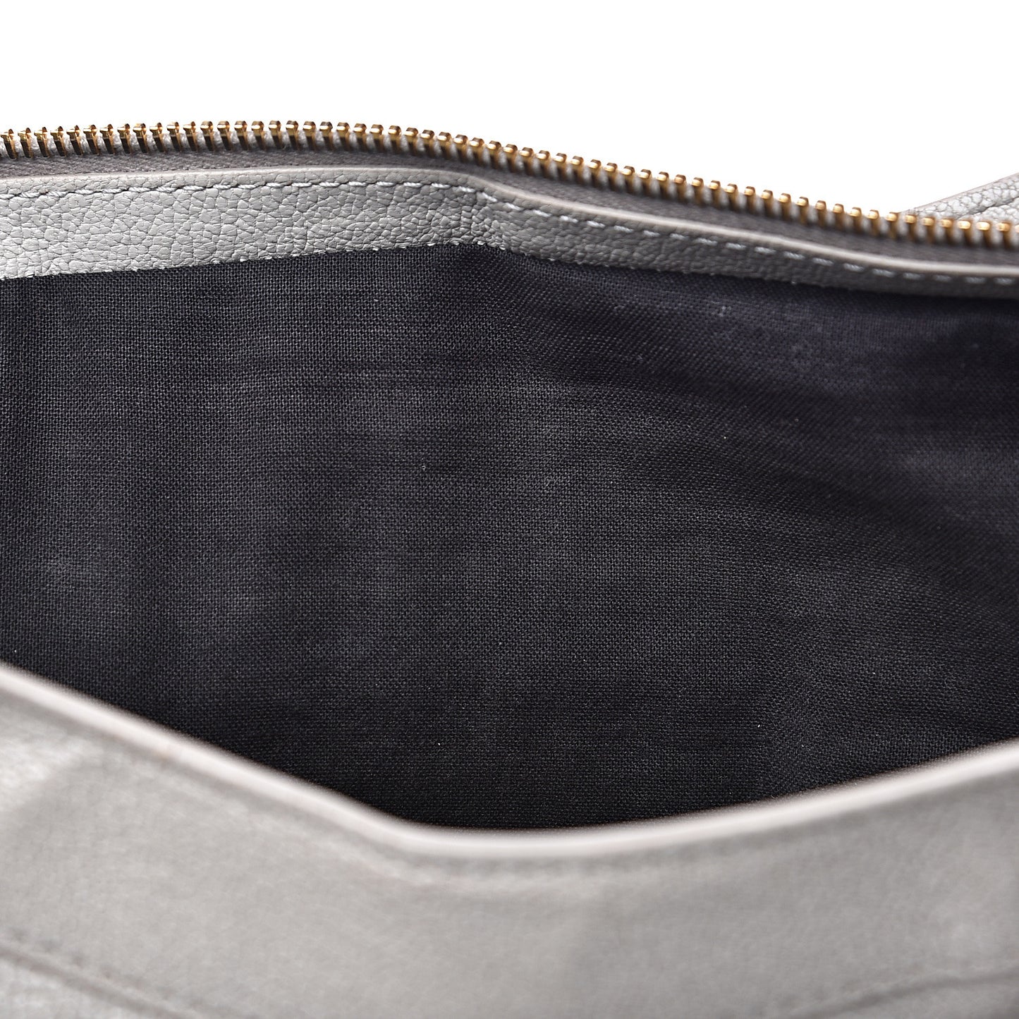 Chevre Gold Metallic Edge Hardware Town Gris Glace