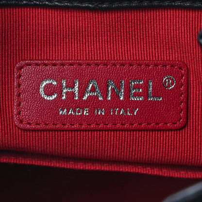 Chanel Aged Calfskin Quilted Small Gabrielle Backpack Black 6 of 9