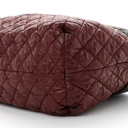 Chanel Lambskin Quilted Large Coco Cocoon Reversible Tote Black 17 of 18