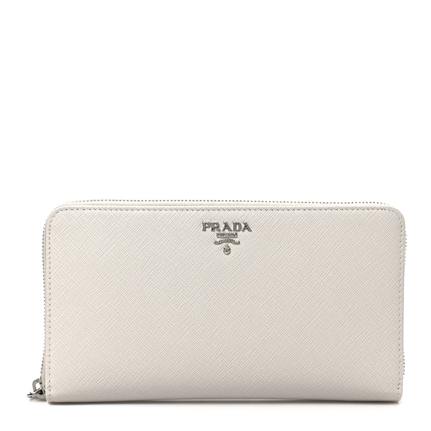 Saffiano Metal Zip Around Wallet Talco