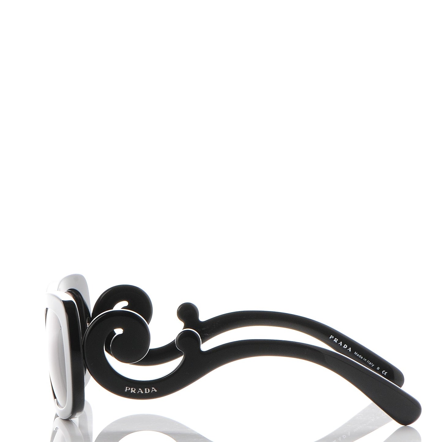 Acetate Baroque Sunglasses SPR 27O Black