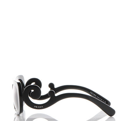 Prada Acetate Baroque Sunglasses SPR 27O Black 3 of 8