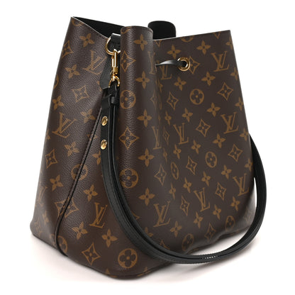 Louis Vuitton Monogram Neonoe MM Black 3 of 9