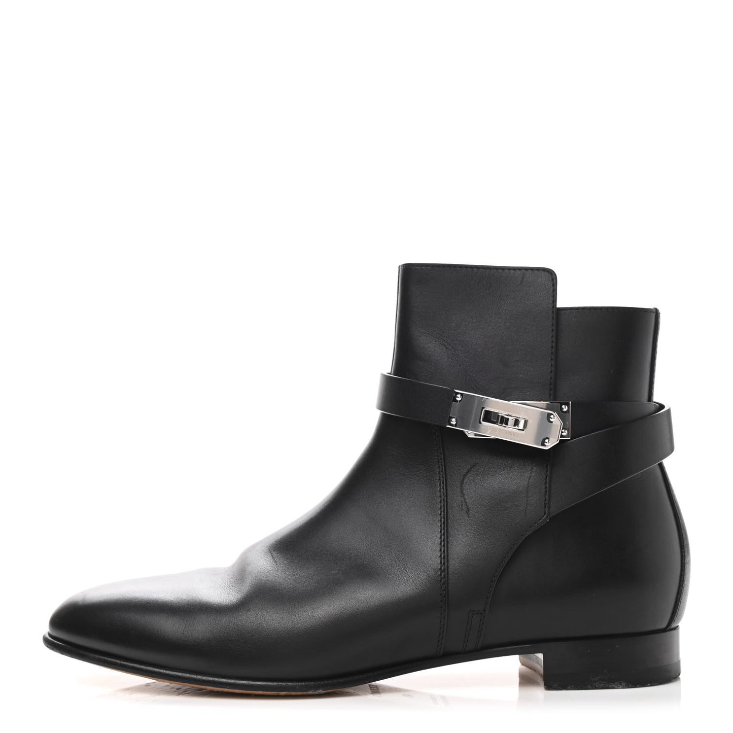 Calfskin Neo Low Boots 40 Black