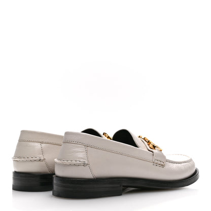 Gucci Goatskin Millennial Ribot Womens Cara Loafers 40 Mystic White 4 of 13