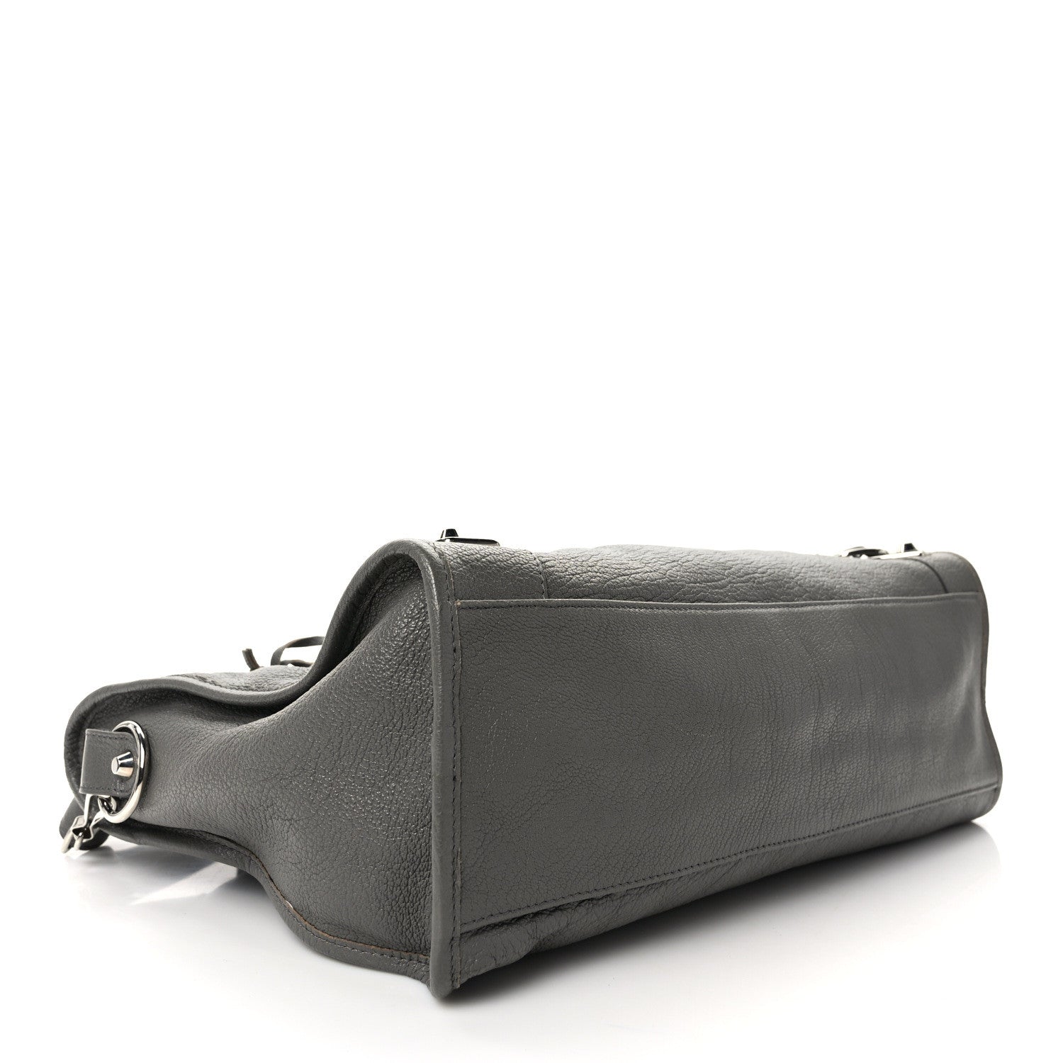 Balenciaga Chevre Silver Metallic Edge Hardware City Gris Acier 4 of 15