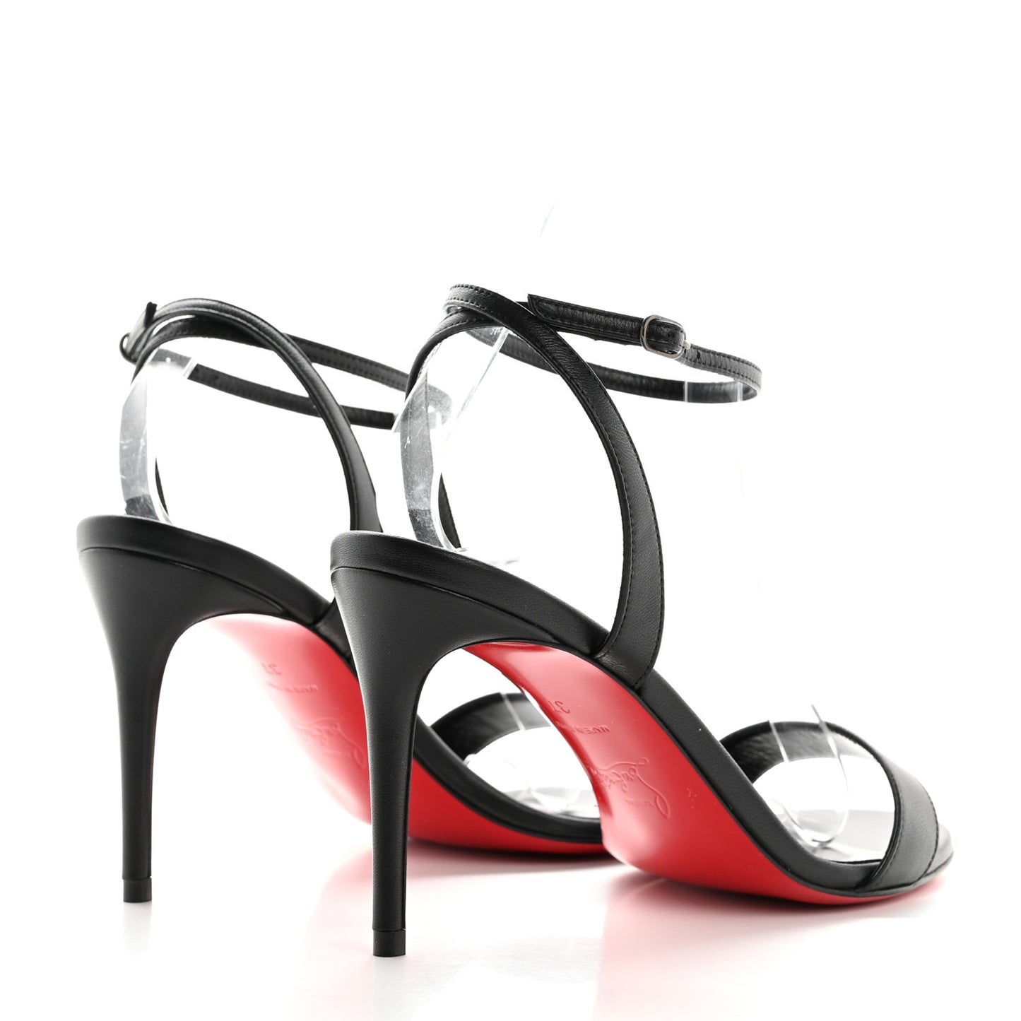 Nappa Loubigirl 85 Sandals 37 Black