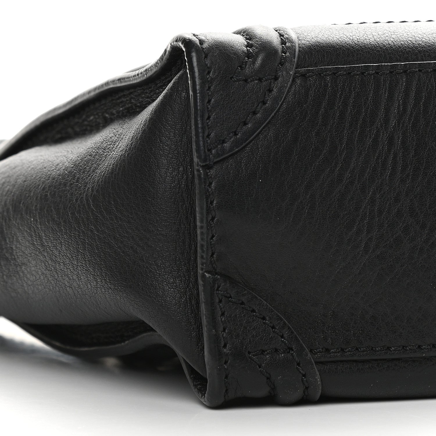 Celine Smooth Calfskin Nano Luggage Black 7 of 10