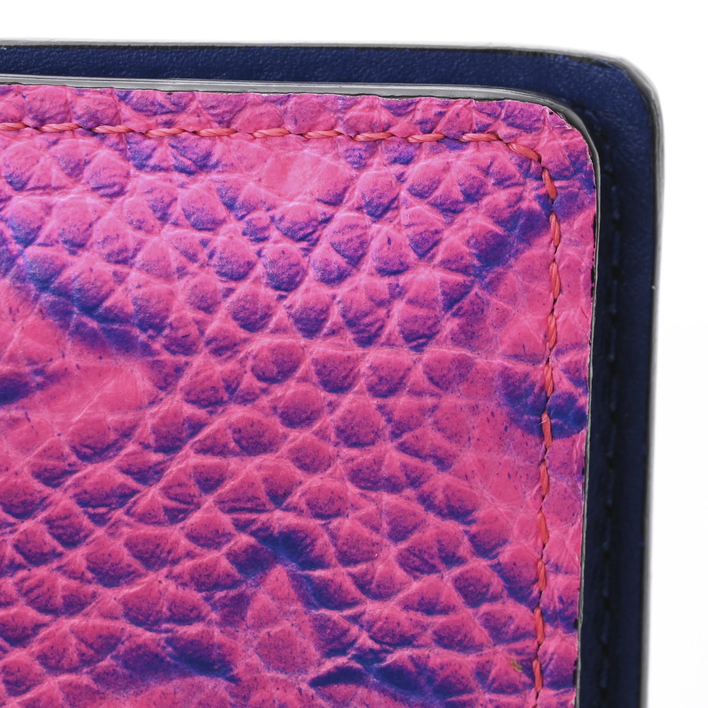 Taurillon Illusion Pocket Organizer Bleu Rose