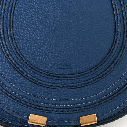 Chloe Calfskin Mini Marcie Round Crossbody Bag Royal Navy 11 of 11