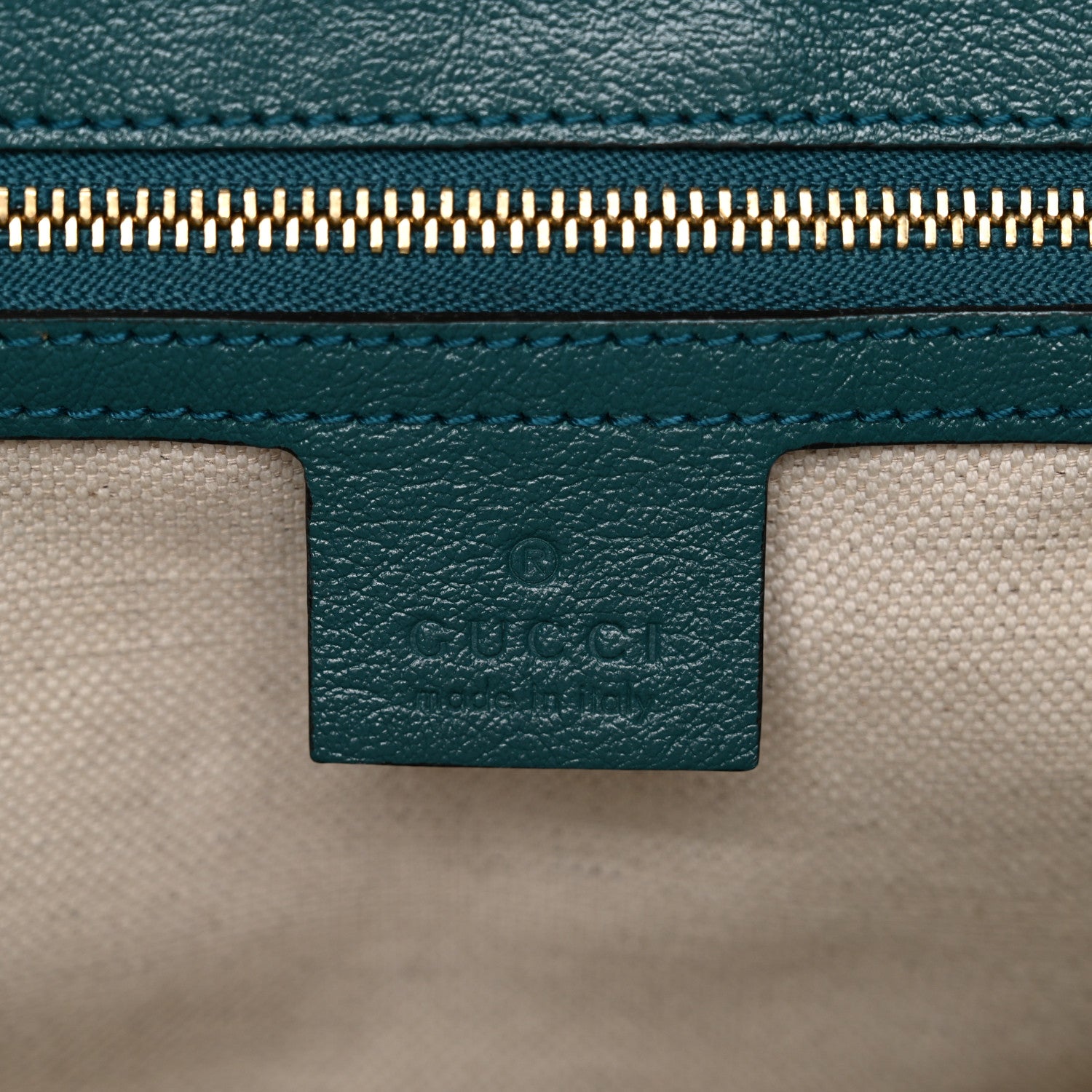 Gucci Azalea Calfskin Enamel Matelasse Diagonal Small Torchon GG
